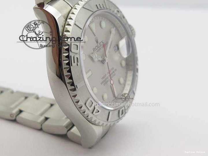 0901 Effortless Yacht-Master BP Maker 16622 Silver Dial On SS Bracelet A 3868